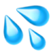 sweat droplets